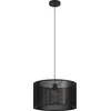 Image de EGLO Manby Hanglamp - E27 - Ø 45 cm - Zwart - Staal