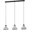 Image de EGLO Matlock Hanglamp - E27 - 90 cm - Grijs|Zwart - Staal