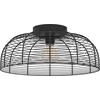 Image de EGLO Rinroe plafondlamp - E27 - Ø 45 cm - industrieel - metaal - zwart