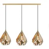 Image de EGLO Carlton Hanglamp - E27 - 80,5 cm - Goud - Staal