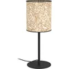 Image de EGLO Butterburn Tafellamp - E27 - 47,5 cm - Berkenbladeren - Zwart/Beige/Groen