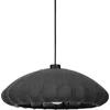 Image de EGLO Barlaston Hanglamp - E27 - Ø 45 cm - Zwart|Grijs - uitwasbaar Textiel