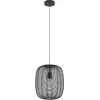 Image de EGLO Rinroe Hanglamp - E27 - Ø 32,5 cm - 1 lichts - Zwart - Staal