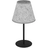 Image de EGLO Alsager Tafellamp - E27 - 39,5 cm - Zwart/Grijs - Vilt/Staal