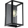 Image de EGLO Charterhouse Wandlamp - E27 - 28 cm - Zwart