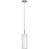 Image de EGLO Troy 3 - Hanglamp - 1 Lichts - Ø105mm. - Nikkel-Mat - Wit Gelakt