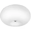 Image de EGLO Optica - Plafondlamp - Ø35 cm - Nikkel-Mat - Wit