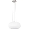 Image de EGLO Optica - Hanglamp - 2 Lichts - Ø350mm. - Nikkel-Mat - Wit