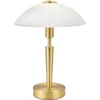 Image de Eglo Solo 1 - Tafellamp - E14 - Ø26 cm - Goud, Wit