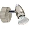 Image de EGLO Magnum-Led Spot - 1 Lichts - Nikkel-Mat, Chroom
