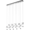 Image de EGLO Pianopoli Hanglamp - LED - RVS|Glas - Chroom