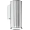 Image de EGLO Riga Wandlamp voor buiten - LED - IP44 - 1 Lichts - GU10 - RVS
