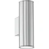 Image de EGLO Riga Wandlamp - Voor buiten - 2 Lichts - LED - RVS
