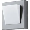 Image de EGLO Calgary 1 - Buitenverlichting - Wandlamp - 1 Lichts - LED - RVS - Wit