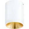 Image de EGLO Polasso Opbouwspot - LED - Ø 10 cm - Wit/Goud