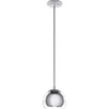 Image de EGLO Rocamar hanglamp - E27 - 1 Lichts - Ø19 cm - glas - Grijs/Zilver
