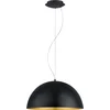 Image de EGLO Gaetano 1 Hanglamp - E27 - Ø 53 cm - Zwart/Goud