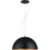 Image de EGLO Gaetano 1 Hanglamp - E27 - Ø 53 cm - Zwart/Koper