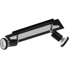 Image de EGLO Sarria - Spot - 2 Lichts - Zwart, Chroom