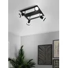 Image de EGLO Sarria - Spot - 4 Lichts - Zwart, Chroom