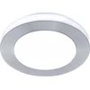 Image de EGLO Batholino Led Carpi - Wand/Plafondlamp - 1 Lichts - Ø300mm. - Wit, Aluminium-Geborsteld - Wit
