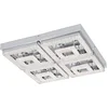 Image de EGLO Fradelo - Plafondlamp - 52cm - 1 Lichts - Chroom, Helder