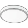 Image de EGLO  Palermo 2 - Wand/Plafondlamp - 1 Lichts - Ø280mm. - Wit, Chroom