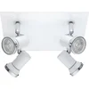 Image de EGLO Batholino Tamara 1 - Spot - 4 Lichts - Wit, Chroom