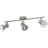 Image de EGLO Seras Spot - GU10 - 3 lichts - 59,5 cm - Grijs|Crème