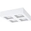 Image de EGLO Ferreros Plafond- en Wandlamp - LED - 27 cm - Wit