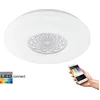 Image de EGLO Connect Capasso-C - Wand/Plafondlamp - Wit en gekleurd licht - Ø340 - Wit/Chroom