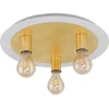 Image de EGLO Passano Plafondlamp - E27 - Staal - Wit|Goud
