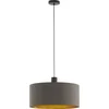 Image de EGLO Concessa 1 hanglamp - E27 - Ø53 cm - Bruin|Cappuccino