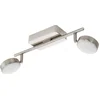 Image de EGLO Connect Corropoli-C Opbouwspot - 2lichts - Nikkel - LED - WIt