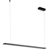 Image de EGLO Amontillado Hanglamp - LED - 116 cm - Zwart/Wit - Dimbaar