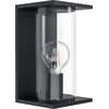Image de EGLO Cascinetta Wandlamp Voor buiten - E27 - 28cm - IP44 - Zwart