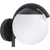 Image de EGLO Prata Vecchia Wandlamp Buiten - E27 - 26 cm - Zwart|Wit