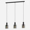 Image de EGLO Gorosiba - Hanglamp - E27 - 85 cm - rookglas - Zwart