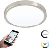 Image de EGLO connect.z Fueva-Z Smart Opbouwlamp - Ø 28,5 cm - Grijs/Wit - Instelbaar wit licht - Dimbaar - Zigbee