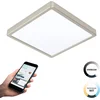 Image de EGLO connect.z Fueva-Z Smart Opbouwlamp - 28,5 cm - Grijs/Wit - Instelbaar wit licht - Dimbaar - Zigbee