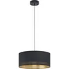Image de EGLO Esteperra - Hanglamp - E27 - Ø 53 cm - Zwart
