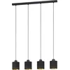 Image de EGLO Esteperra - Hanglamp - E27 - 94 cm - Zwart
