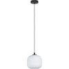 Image de EGLO Mantunalle - Hanglamp - E27 - Ø 20 cm - Zwart
