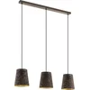 Image de EGLO Segezia Hanglamp - E27 - 88 cm - Mokka