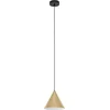 Image de EGLO Narices Hanglamp - E27 - Ø 22 cm - Zwart/Goud