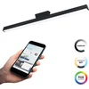 Image de EGLO connect.z Simolaris-Z Smart Plafondlamp - 122 cm - Zwart/Wit - Instelbaar RGB & wit licht - Dimbaar - Zigbee