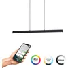 Image de EGLO connect.z Simolaris-Z Smart Hanglamp - 122 cm - Zwart - Instelbaar RGB & wit licht - Dimbaar - Zigbee