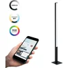 Image de EGLO connect.z Simolaris-Z Smart Vloerlamp - 161,5 cm - Zwart/Wit - Instelbaar RGB & wit licht - Dimbaar - Zigbee