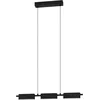 Image de EGLO Rovira Hanglamp - LED - 77 cm - Zwart