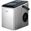 Image de TZS First Austria IJsblokjesmaker - 1.8L Ijsblokjesmachine - 9 blokjes in 7 minuten - 120W - Draagbaar - RVS - Zelfreinigingsfunctie